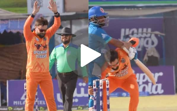 [Watch] Rashid Khan Playfully Lifts Teammate Mohammad Shahzad In A Heartwarming Shpageeza T20 2024 Reunion